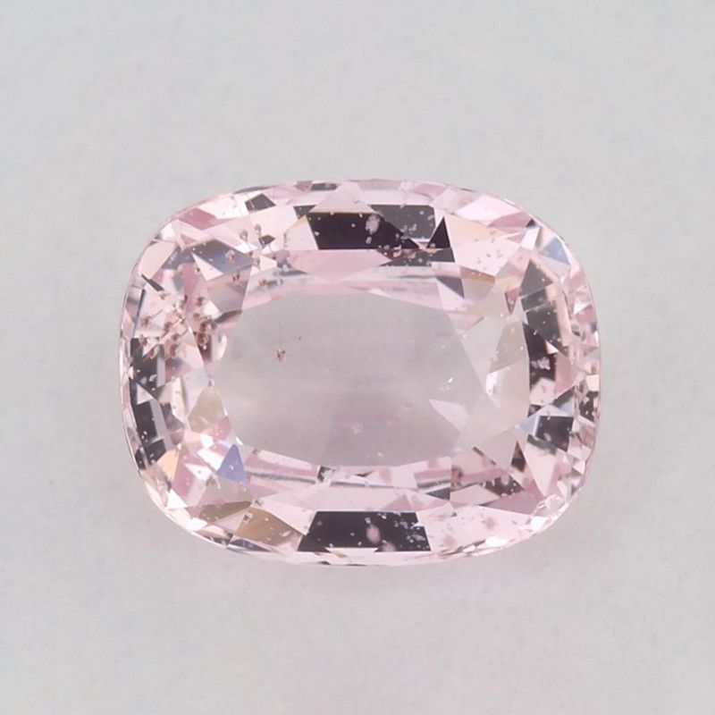 Szafir 1,67 ct, różowy, szlif cushion