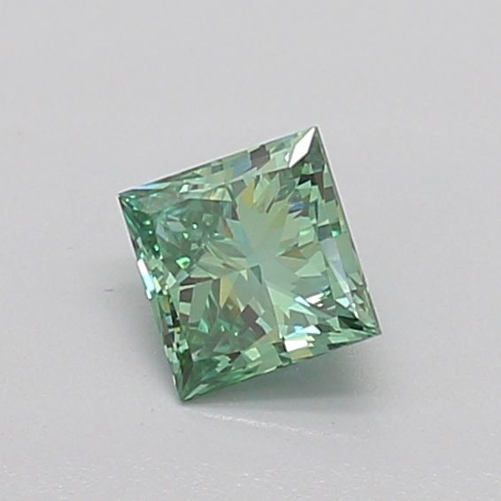 0.41 CT Fancy Intense Green PRINCESS