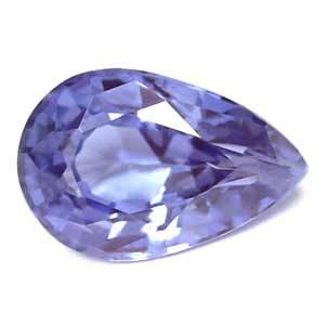 Szafir 1,41 ct, niebieski, szlif gruszka