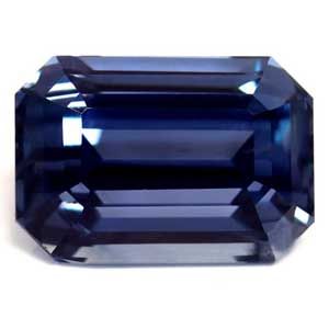 Szafir 1,51 ct, niebieski, szlif szmaragdowy