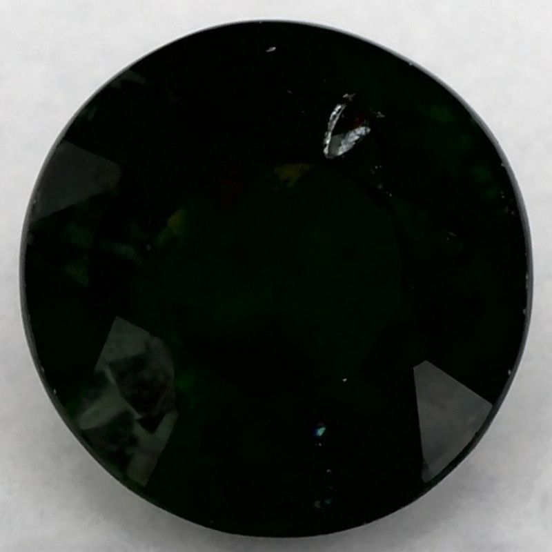 Szafir 1,70 ct, zielony, szlif okrągły