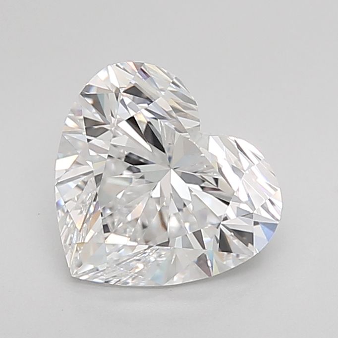 1.71 carat d IF EX Cut IGI heart diamond