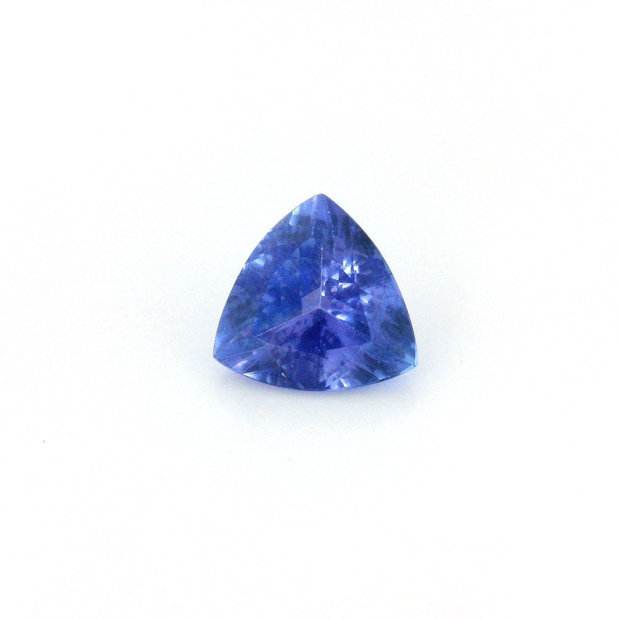 Tanzanit 1,90 ct, niebieski, szlif trójkątny