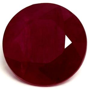 Rubin 1,97 ct, czerwony, szlif okrągły