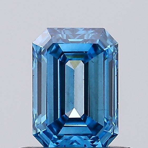 0.54 CT Fancy Vivid Blue EMERALD