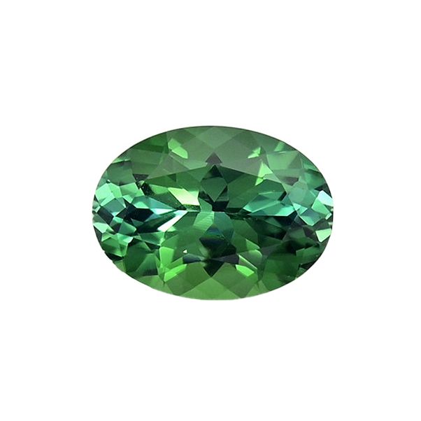 TOURMALINE FACETED 0.73ct GREEN Green EC BRAZIL HEATED
