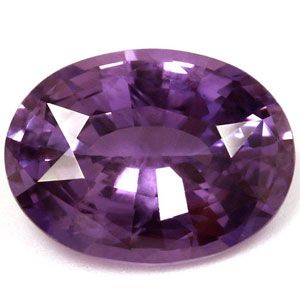 Szafir 3,60 ct, purpurowy, szlif owalny