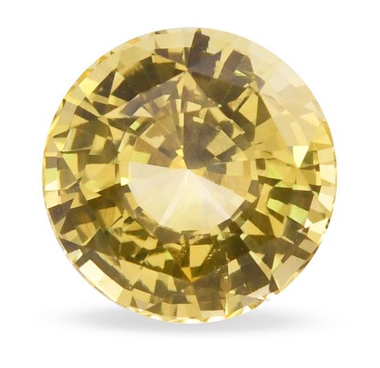 SAPPHIRE FACETED 2.53ct YELLOW Yellow EC SRILANKA HEATED