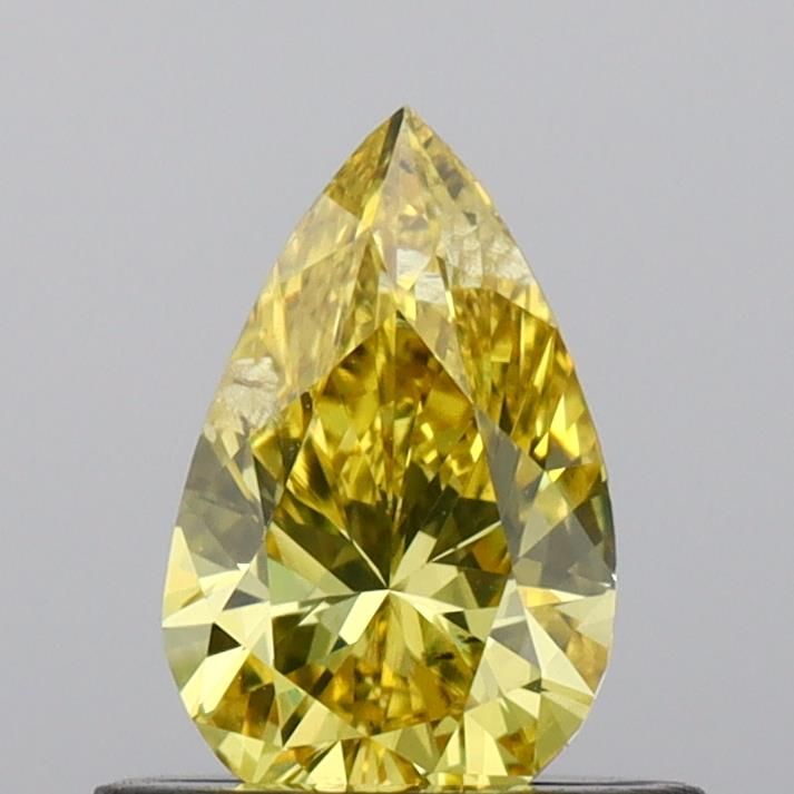 0.51 CT Fancy Vivid Yellow PEAR