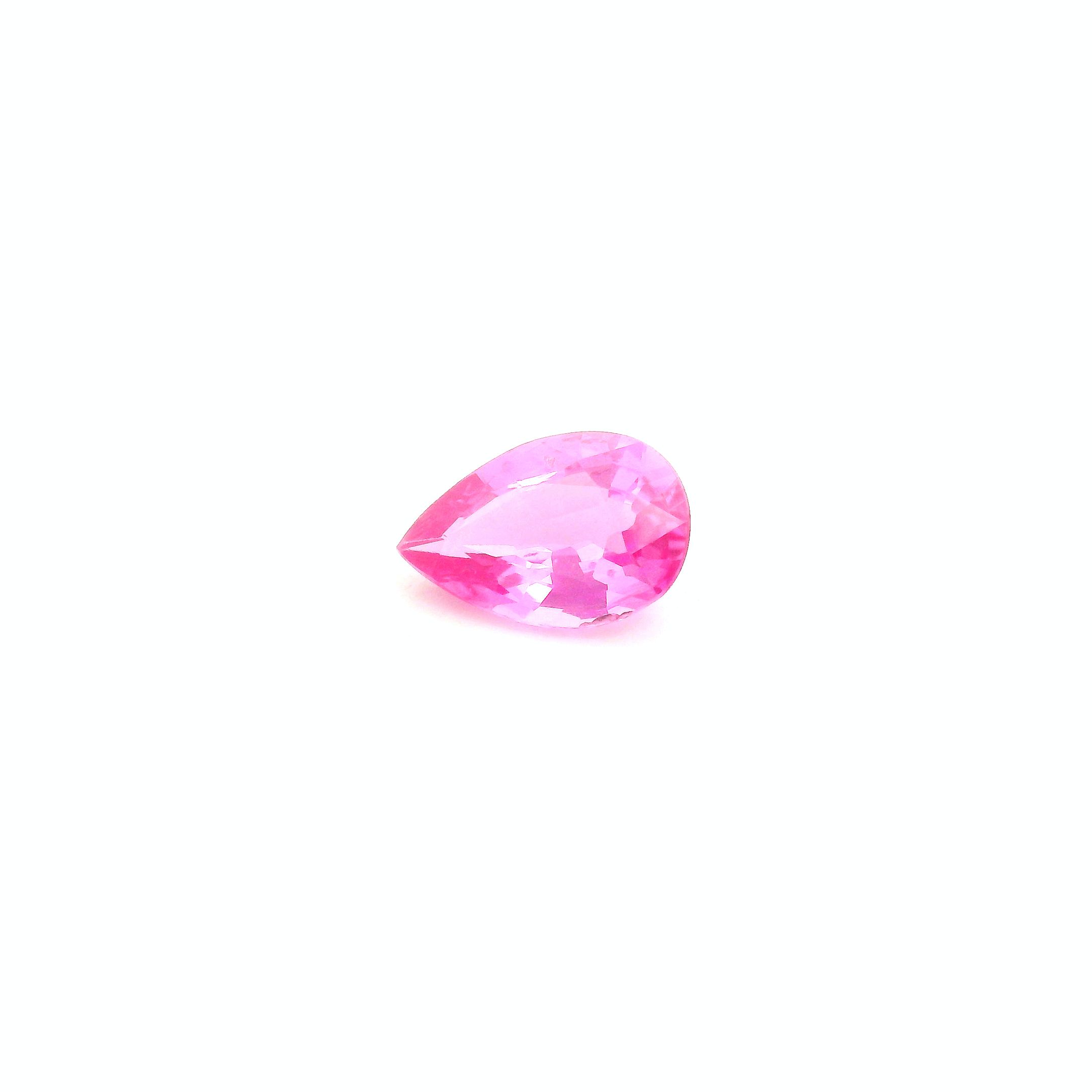 0.69 ct Pear sapphire