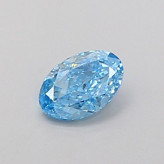 0.31 CT Fancy Vivid Blue OVAL
