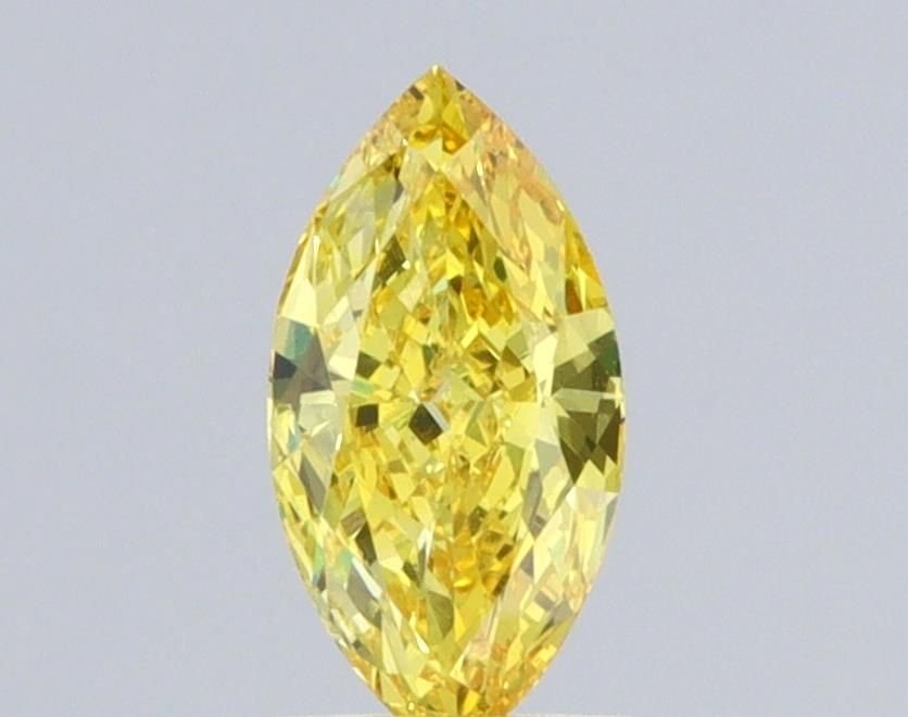0.55 CT Fancy Yellow MARQUISE