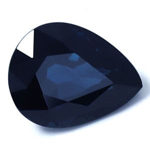 Szafir 2,37 ct, niebieski, szlif gruszka