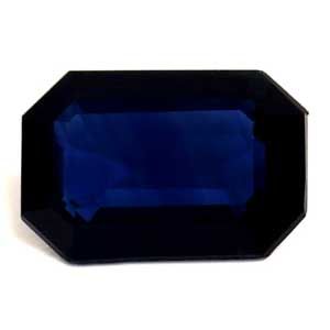 SAPPHIRE FACETED 0.55ct BLUE Deep Blue EC MADAGASCAR HEATED