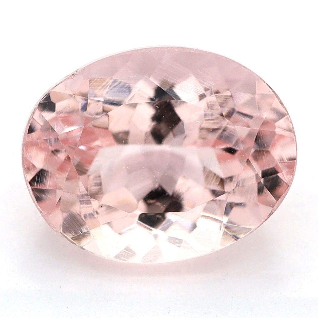 Morganit 1,94 ct, różowy, szlif owalny