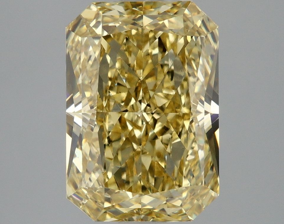 RADIANT 4.08ct Fancy Vivid Yellow VS1 – EX EX NON