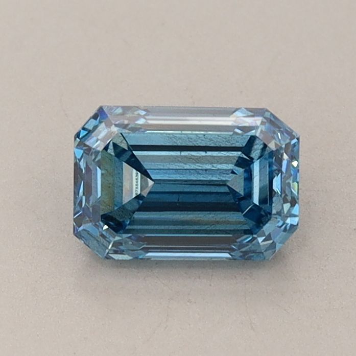 0.8 CT Fancy Vivid Blue EMERALD