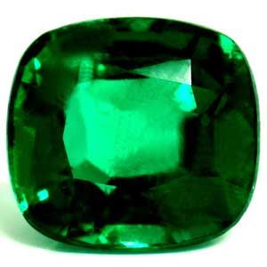 Szmaragd 2,92 ct, zielony, szlif cushion