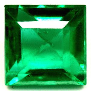 Szmaragd 1,94 ct, zielony, szlif kwadratowy
