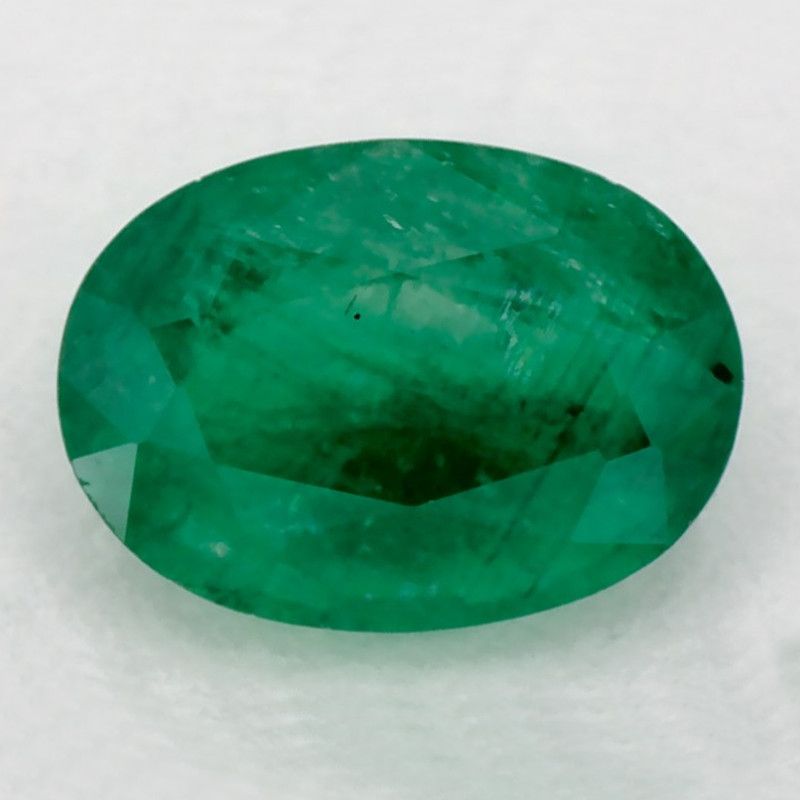 Szmaragd 1,18 ct, zielony, szlif owalny