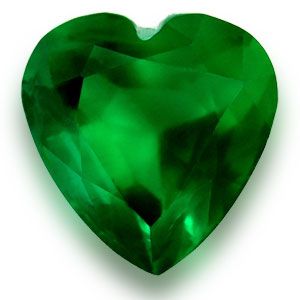 Szmaragd 1,93 ct, zielony, szlif serce