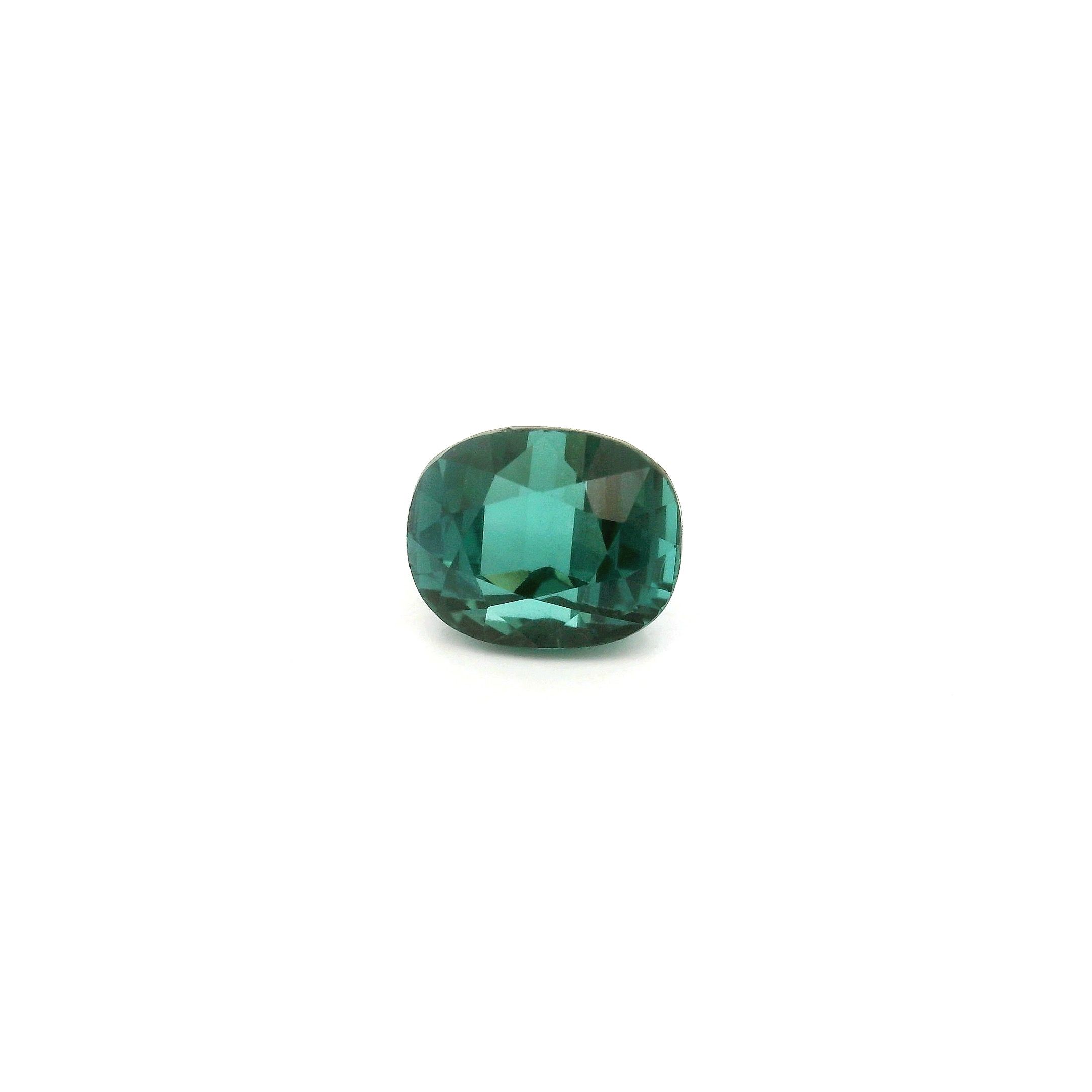 Turmalin 1,96 ct, niebieski, szlif cushion