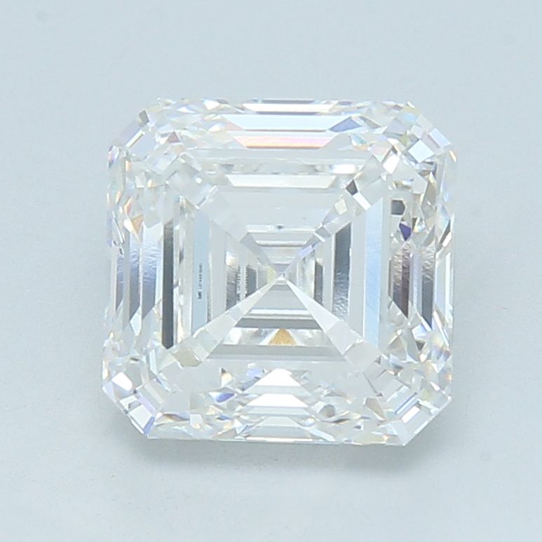5.09 carat f VVS2 EX Cut IGI asscher diamond