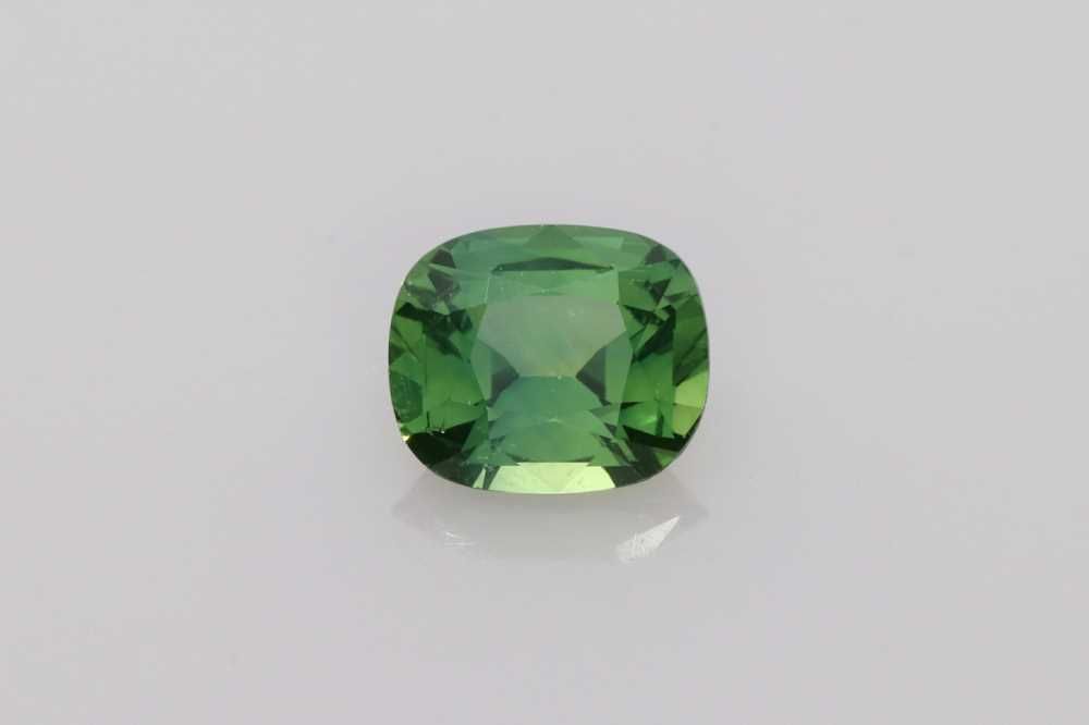 SAPPHIRE FACETED 1.11ct GREEN GREEN SI TANZANIA HEATED
