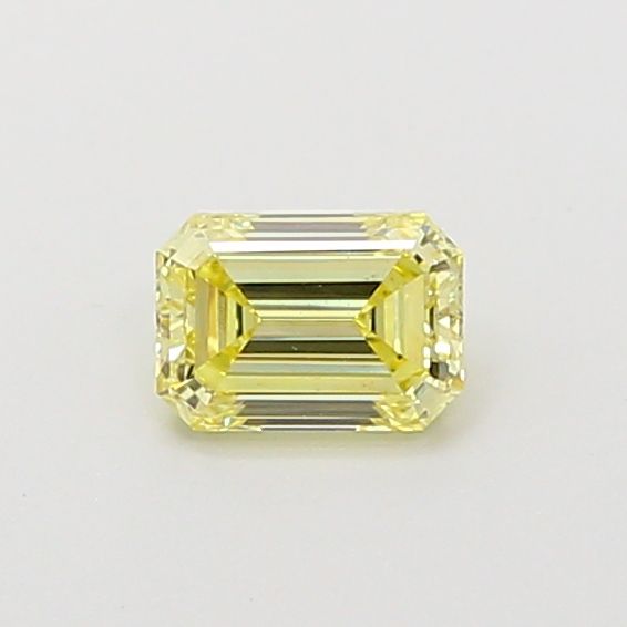 0.41 CT Fancy Yellow EMERALD