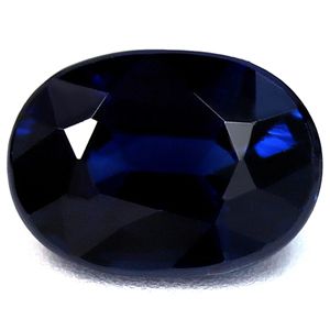 Szafir 1,84 ct, niebieski, szlif owalny