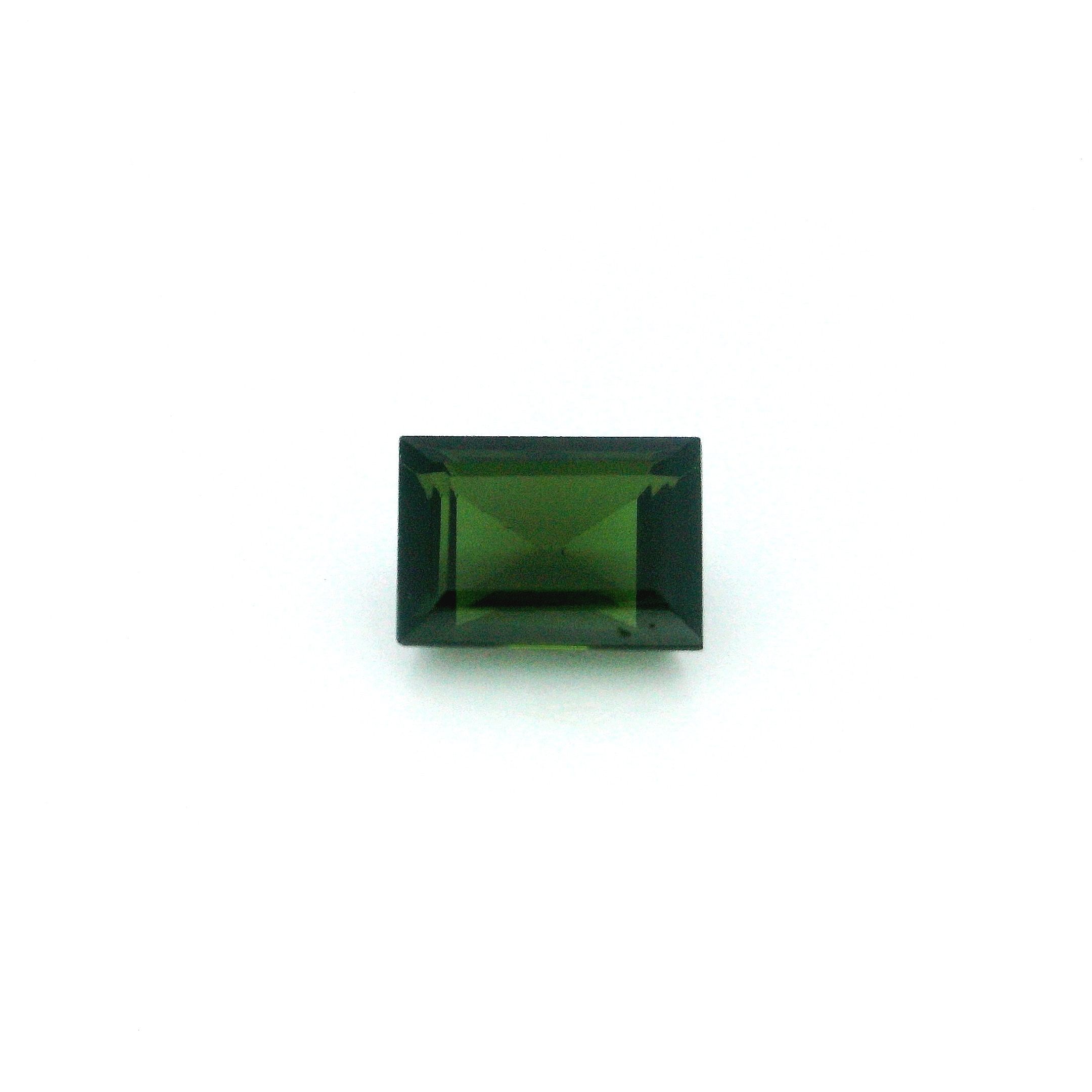 Turmalin 1,35 ct, zielony, szlif prostokątny