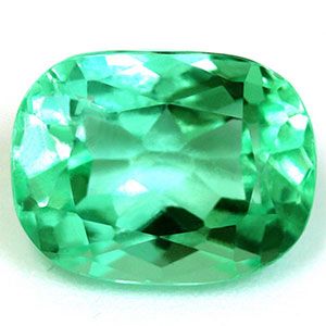 Szmaragd 1,28 ct, zielony, szlif cushion