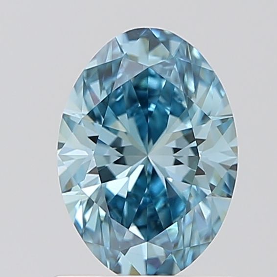 1.02 CT Fancy Vivid Blue OVAL