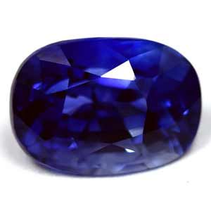 Szafir 1,60 ct, niebieski, szlif cushion