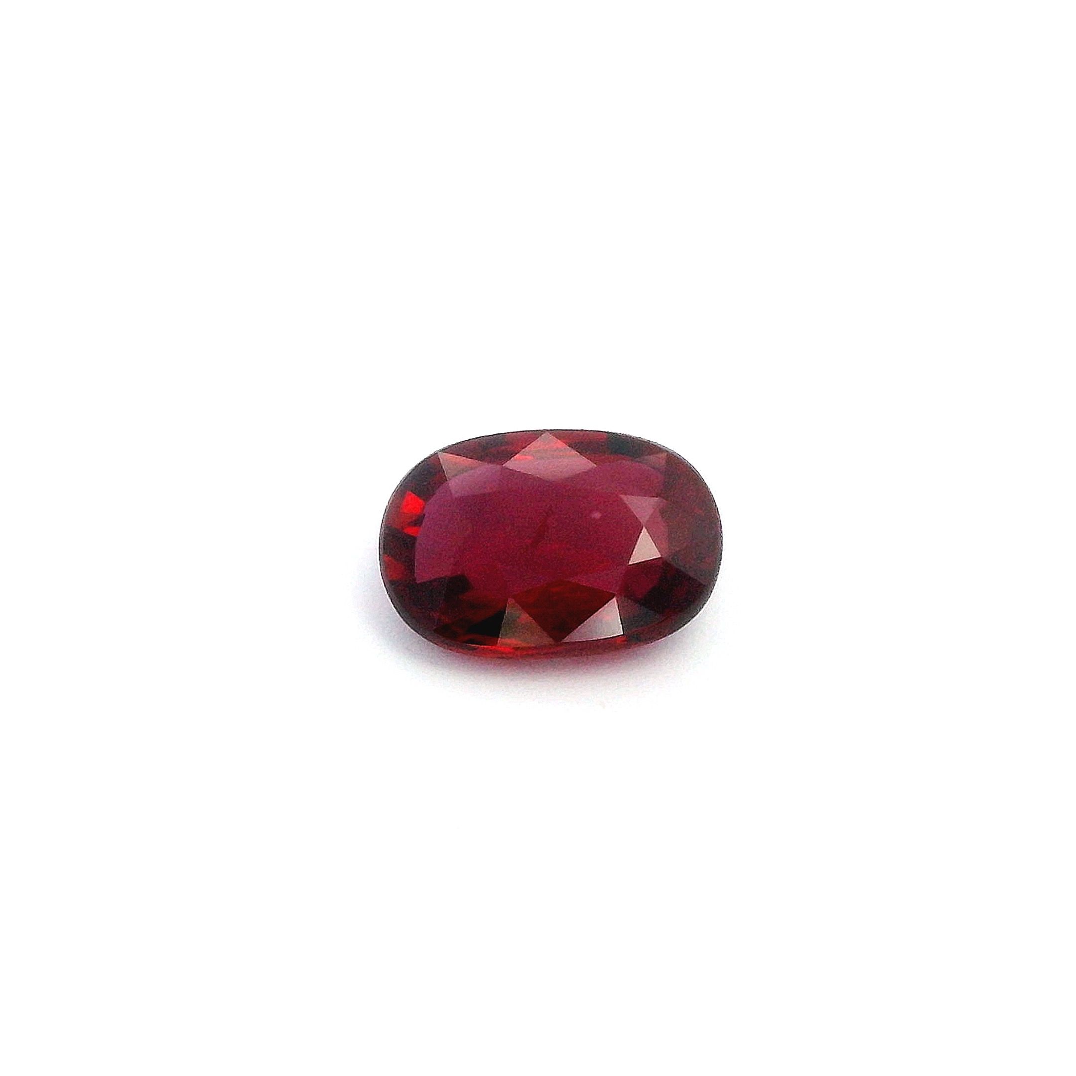 1.46 ct Oval ruby