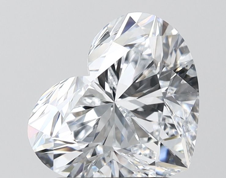 2.21 carat f VVS2 EX Cut IGI heart diamond