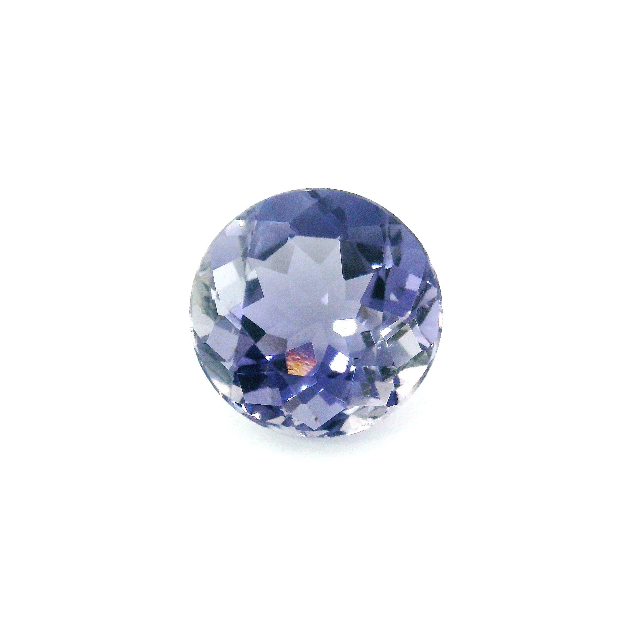 Iolit 3,64 ct, fioletowy, szlif okrągły