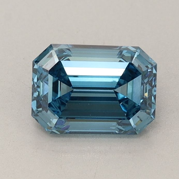 0.99 CT Fancy Vivid Blue EMERALD