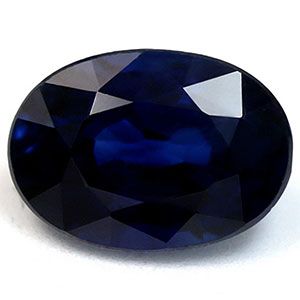 Szafir 1,22 ct, niebieski, szlif owalny