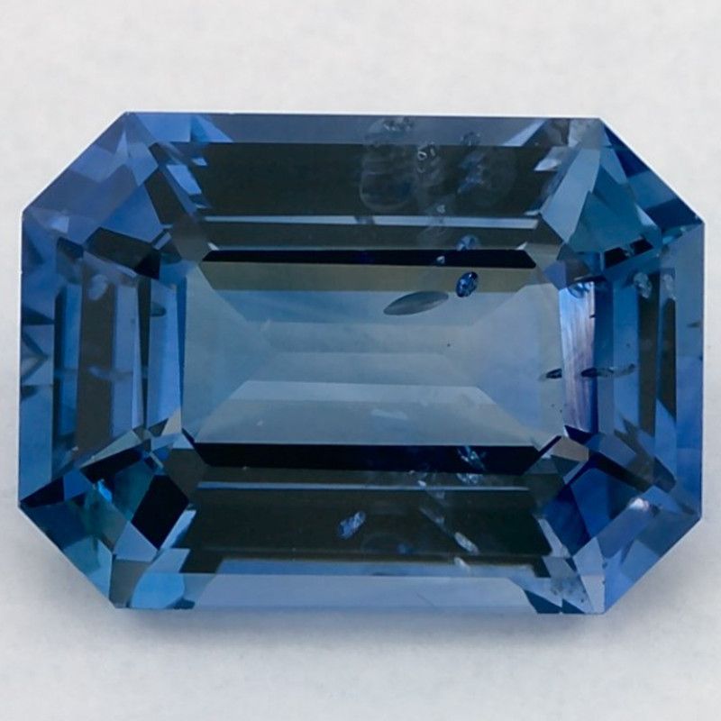Szafir 2,60 ct, niebieski, szlif ośmiokątny