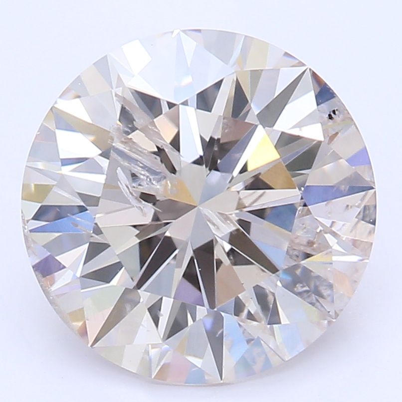 round 1.91 Carat K FAINT BROWN