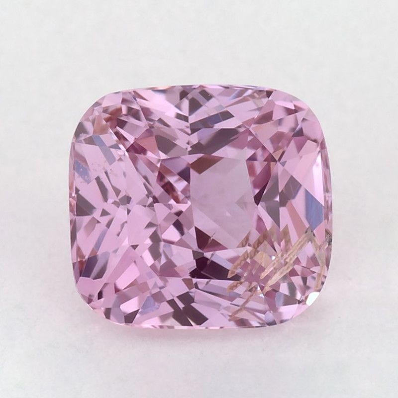 Szafir 2,40 ct, różowy, szlif cushion