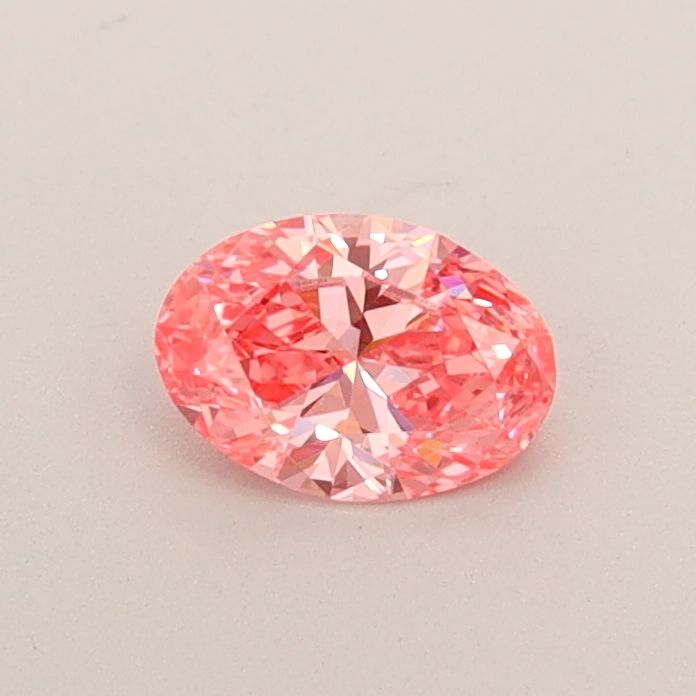 0.35 CT Fancy Vivid Pink OVAL