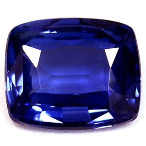 Szafir 1,61 ct, niebieski, szlif cushion
