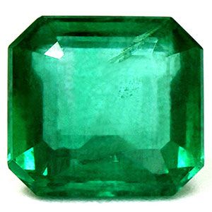 Szmaragd 2,48 ct, zielony, szlif szmaragdowy