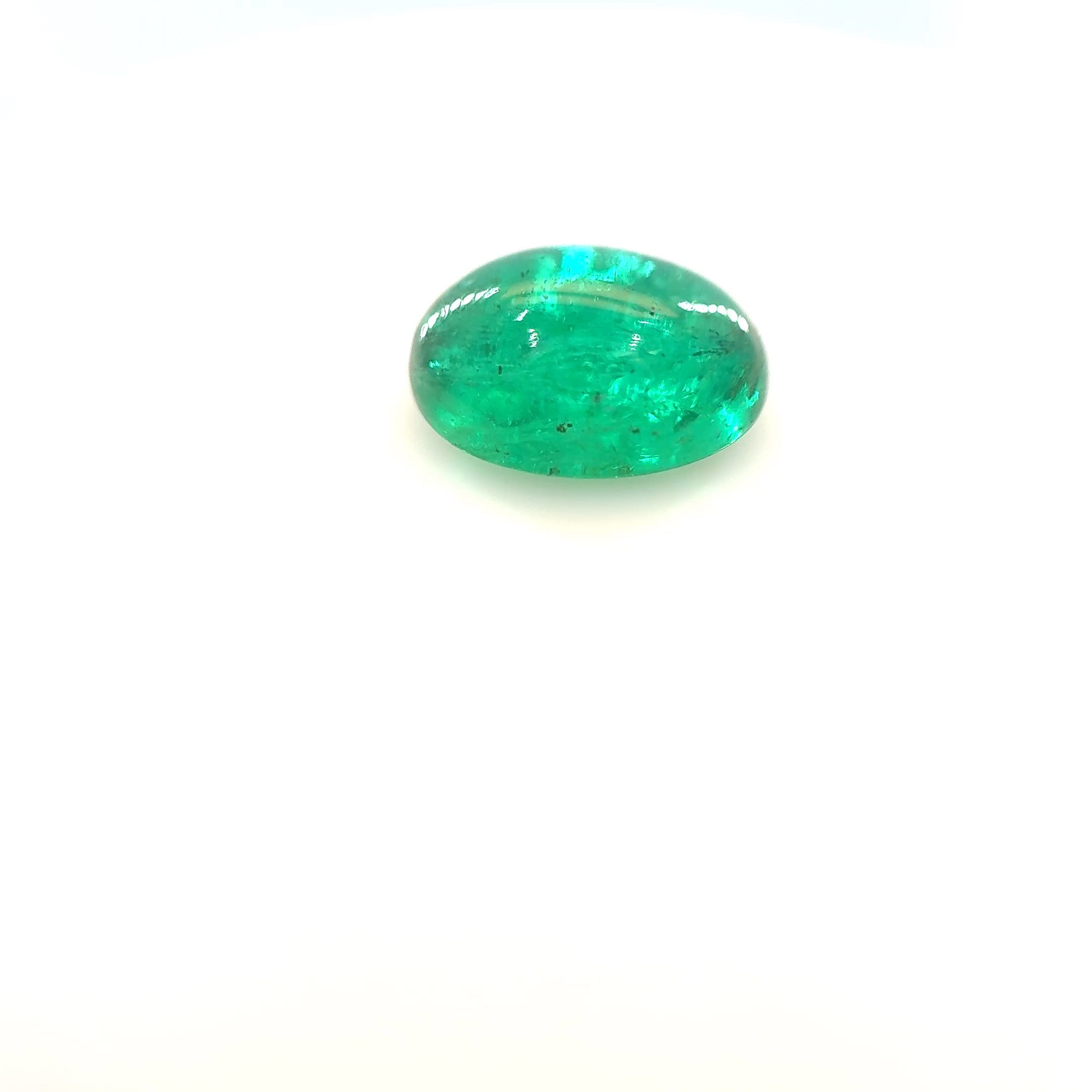 Szmaragd 2,11 ct, zielony, kaboszon