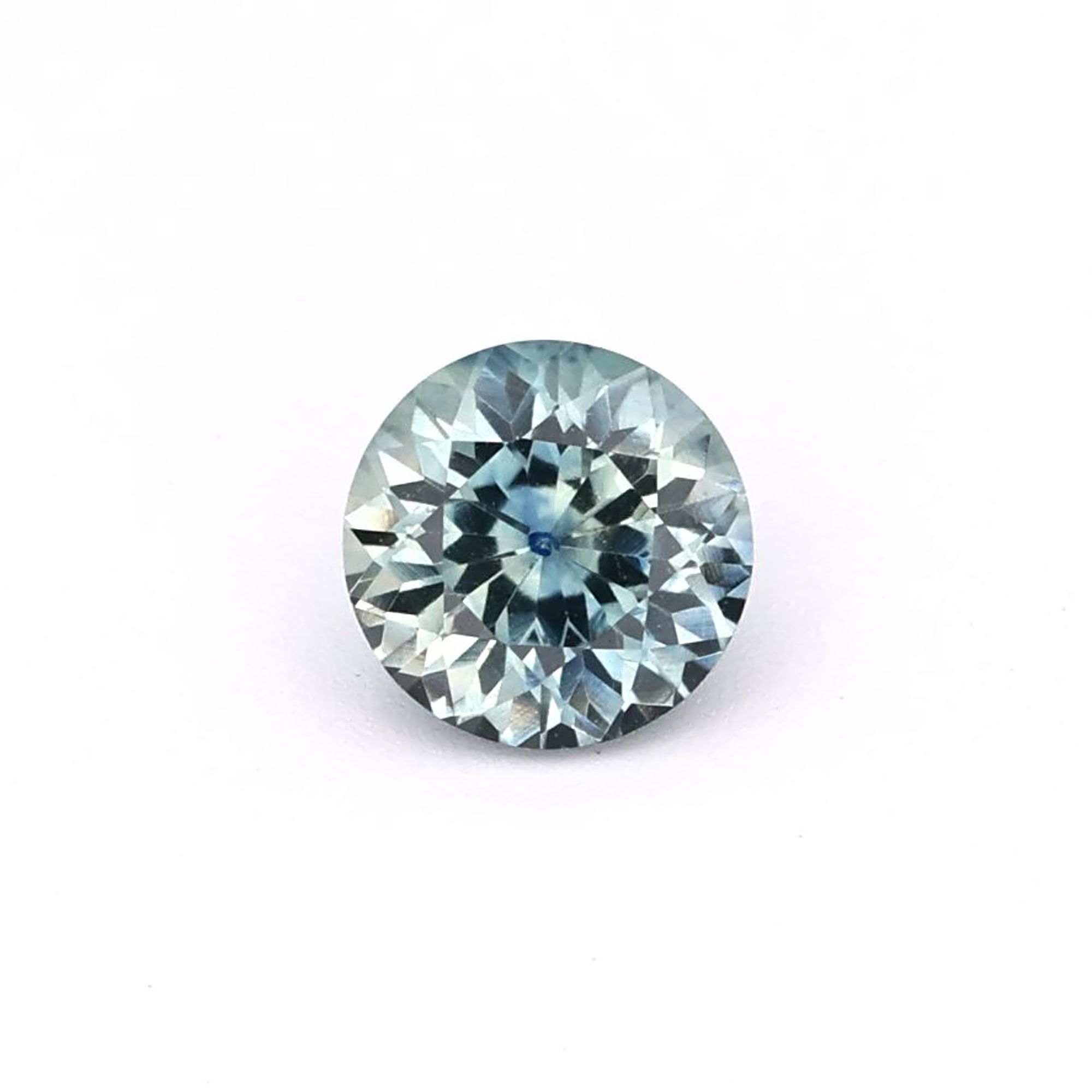 SAPPHIRE FACETED 0.84ct GREEN Blue Green EC UNITEDSTATES HEATED