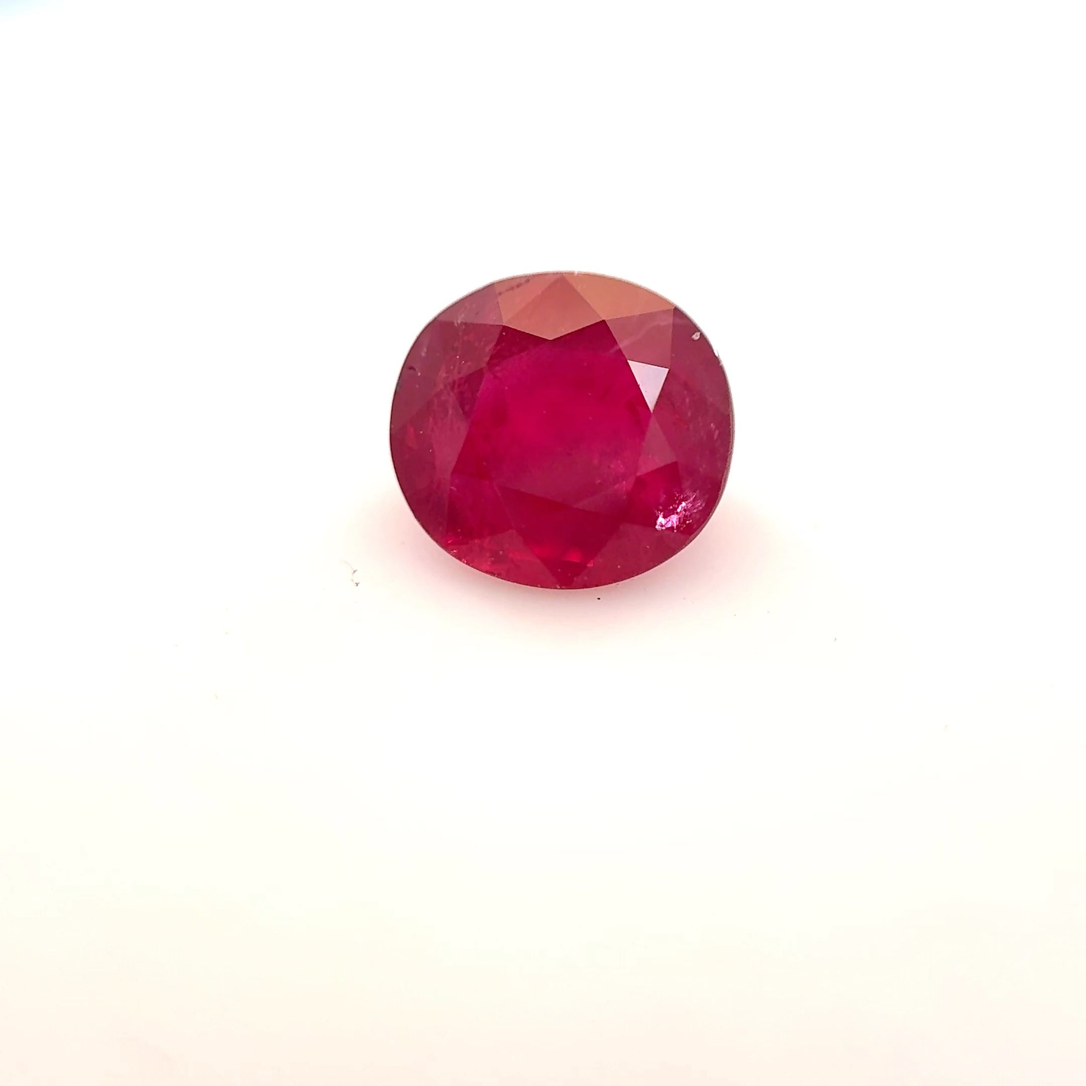 Rubin 1,28 ct, czerwony, szlif cushion