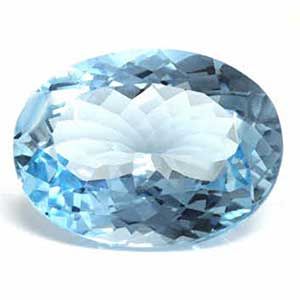 Akwamaryn 26,57 ct, niebieski, szlif owalny