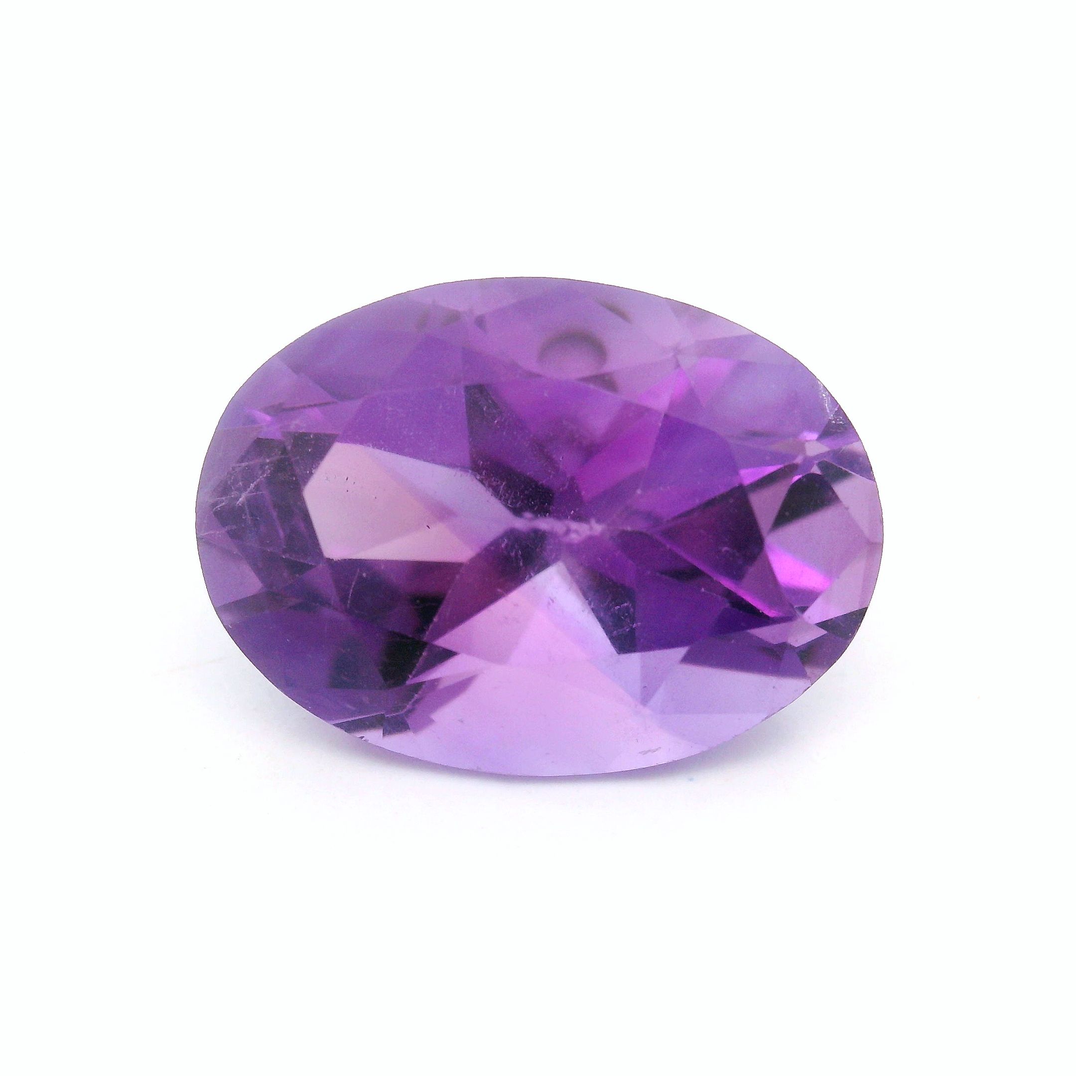 6.79 ct Oval amethyst